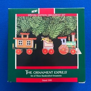 Vintage “The Ornament Express” Hallmark Ornaments